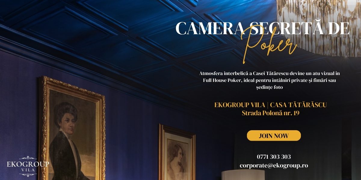 Full House Poker: O cameră de poker secretă cu un poker chip set autentic pentru experiențe private exclusiviste